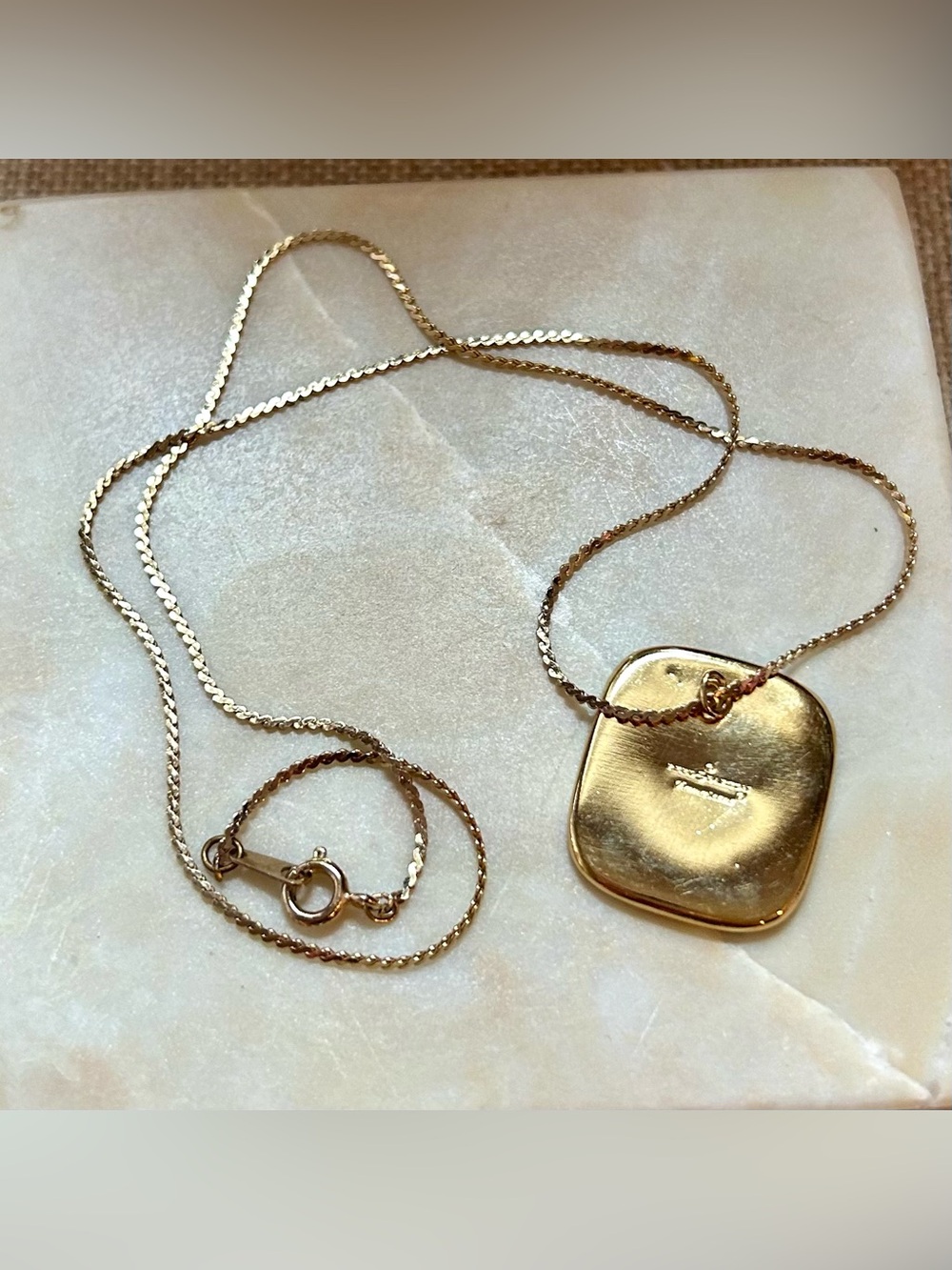 Vintage Reed & Barton Damascene Butterfly Daisies Pendant Necklace - Picture 7 of 9